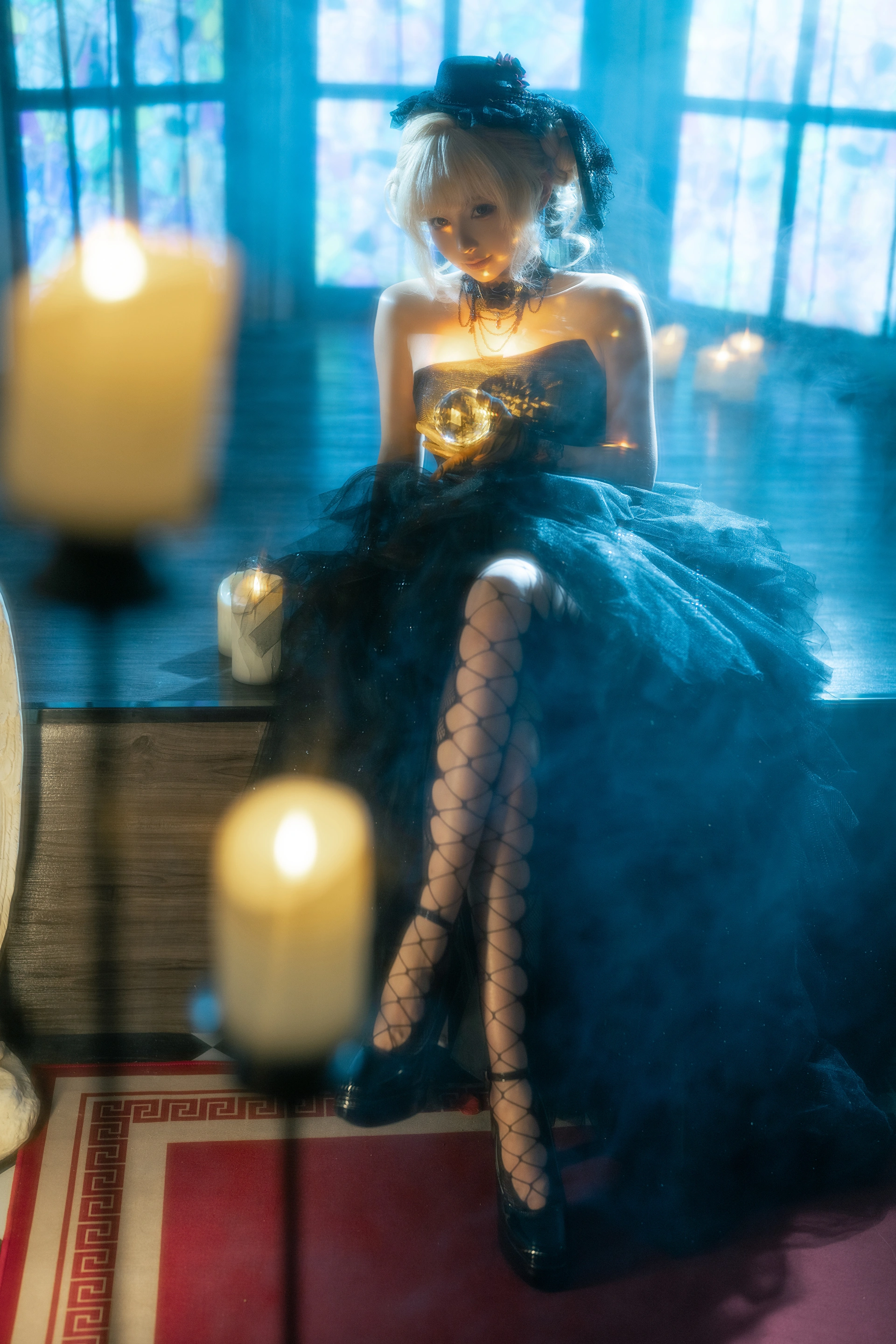 蠢沫沫 – No.430 黑婚纱 2